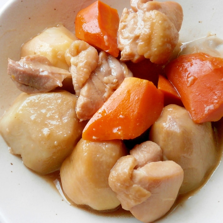 圧力鍋で☆里芋・鶏肉の煮物